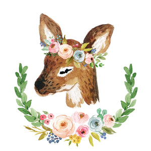 Meadowland Deer I - Two Versions - Instant Download