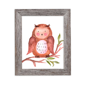 Woodland Collection - Owl - Be Wise - Instant Download