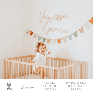 Best Selling Double Name Sign - Sienna Font