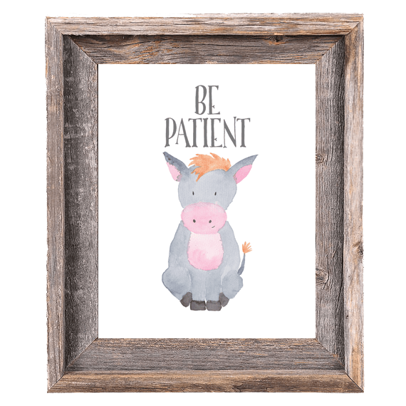 
        Provincial Collection - Donkey Be Patient - Instant Download
        