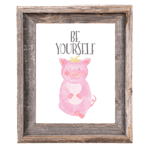 Provincial Collection - Pig - Be Yourself - Instant Download