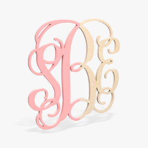 Interlocking 3-Letter Vine Monogram