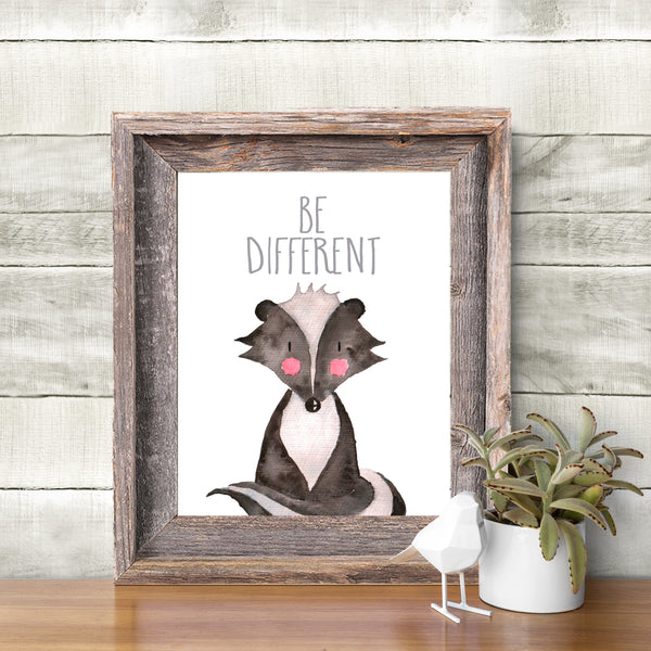 
        Woodland Collection - Badger - Be Different - Instant Download
        