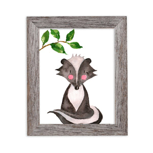 Woodland Collection - Badger - Be Different - Print