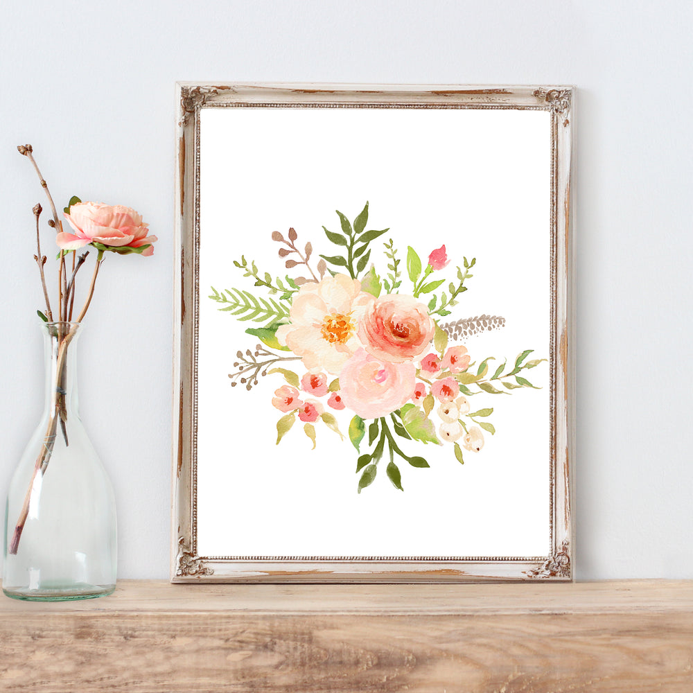 Floral Whimsy - Bouquet I - Print