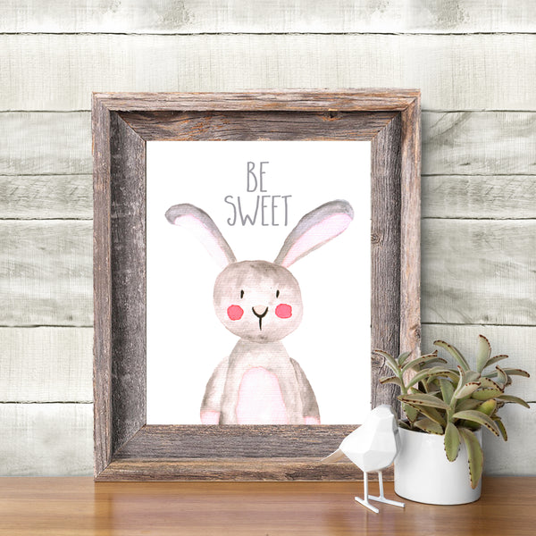 
        Woodland Collection - Bunny - Be Sweet - Instant Download
        