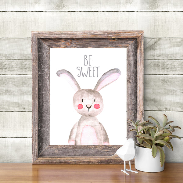 Woodland Collection - Bunny - Be Sweet - Print