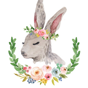 Meadowland Bunny I - Choice of With or Without Words - Print