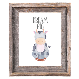 Provincial Collection - Cow Dream Big - Instant Download