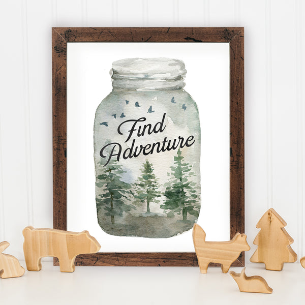 Wildwood Collection - Find Adventure - Instant Download
