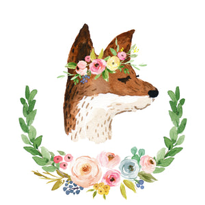 Meadowland Fox I - Choice of With or Without Words - Print