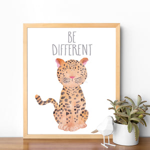 Safari Collection - Leopard Be Different - Print