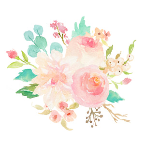Floral Whimsy - Bouquet II - Print
