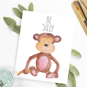 Safari Collection - Be Silly - Print