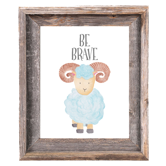 Provincial Collection - Ram - Be Brave - Print