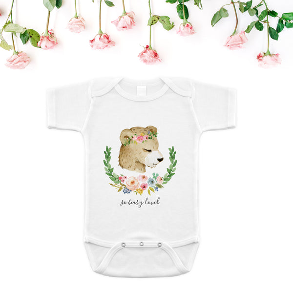 So Beary Loved Onesie - Meadowland Collection