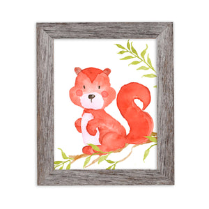 Woodland Collection - Squirrel - Be Playful - Instant Download