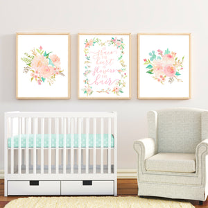 Floral Whimsy Collection - With Grace In Her Heart - Print