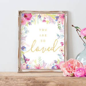 Rosewater Collection - You Are So Loved I - Instant Download