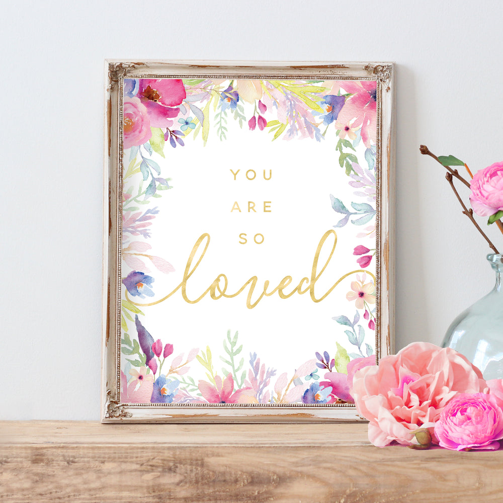 Rosewater Collection - You Are So Loved I - Print